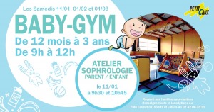 SÉANCE DE BABY-GYM ET ATELIER SOPHROLOGIE PARENT / ENFANT @ Rue des Prairies, Tourville-la-Chapelle, 76630 PETIT-CAUX